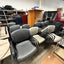 Black Vinyl Reception Chairs