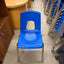 18" Royal Blue Stacking Chairs