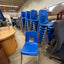 18" Royal Blue Stacking Chairs