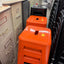 Orange Metal Stools