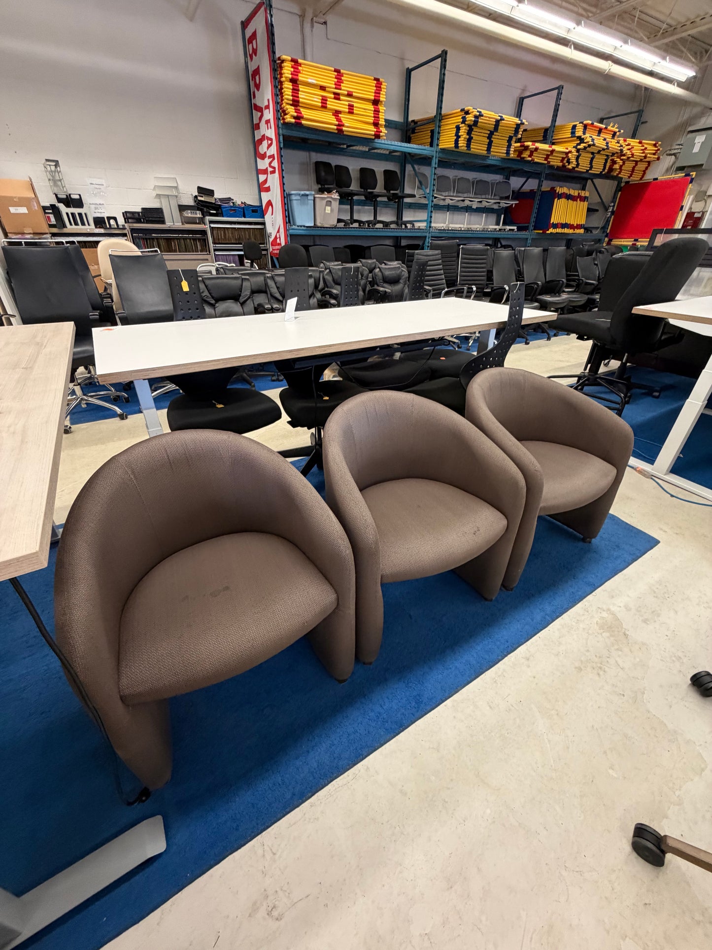 Brown Lounge/Tub Chairs