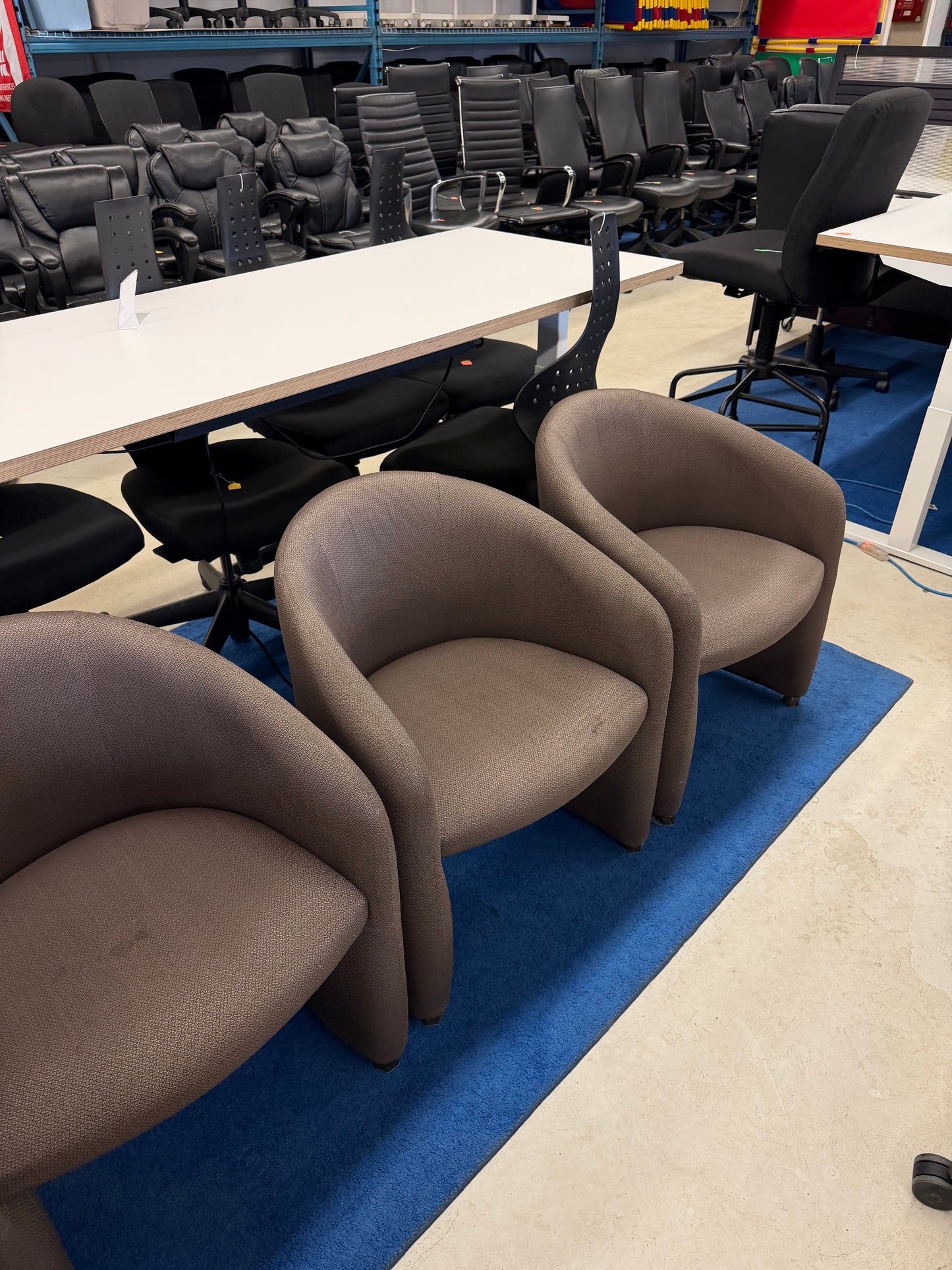 Brown Lounge/Tub Chairs