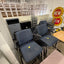 Navy Blue Stacking Reception Chairs