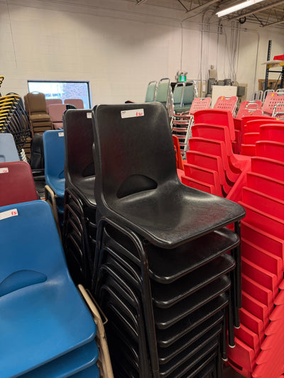 17" Black Kid/Teen Chairs
