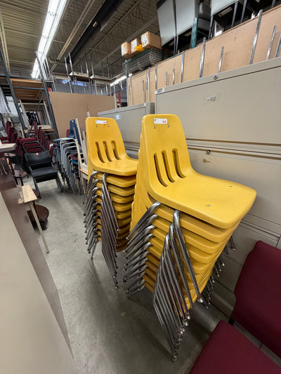 Yellow 18" Stacking Chairs