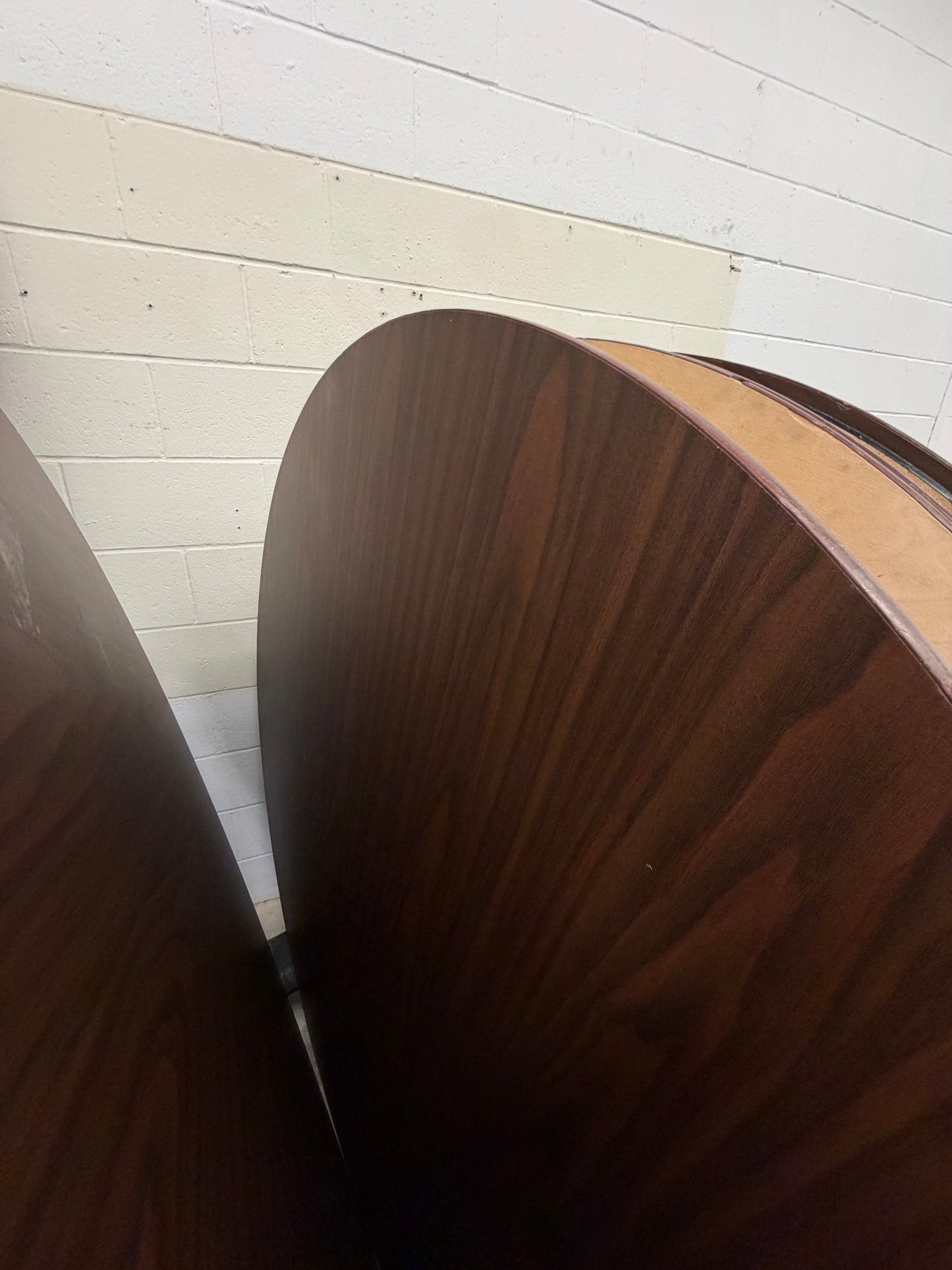 Dark Brown 5' Round Banquet Tables