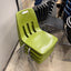18” Green Plastic Stacking Chairs
