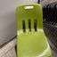 18” Green Plastic Stacking Chairs