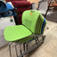 Sleigh Bottom Plastic Stacking Colourful Chairs