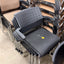 Black Reception Chairs with Arms