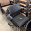 Black Reception Chairs with Arms