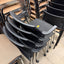 Black Reception Chairs with Arms