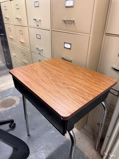 Black School Pocket Desks