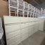 5-Drawer White Lateral File Cabinets