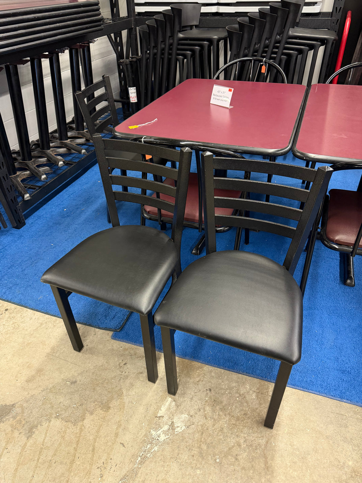 Black Restaurant Chairs