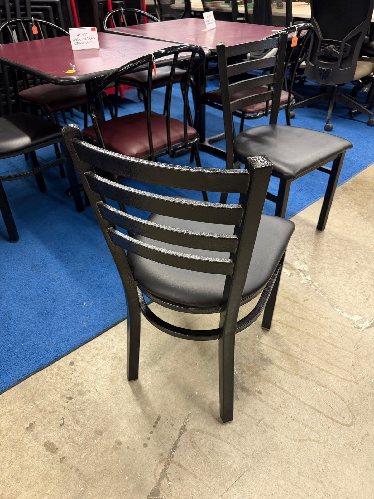 Black Restaurant Chairs