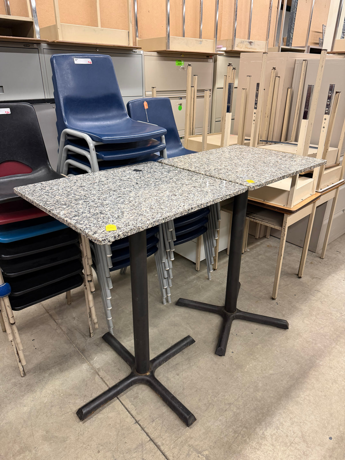 Bar Height Tables with Granite Tops