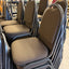 Brown Fabric Stacking Banquet Chairs