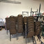 Brown Fabric Stacking Banquet Chairs