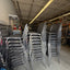 Grey Fabric Stacking Chairs