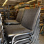 Grey Fabric Stacking Chairs