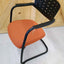 Orange Padded Reception Chairs