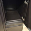 Rolling Black Storage Cabinet