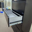 Black 5-Drawer Lateral Filing Cabinet